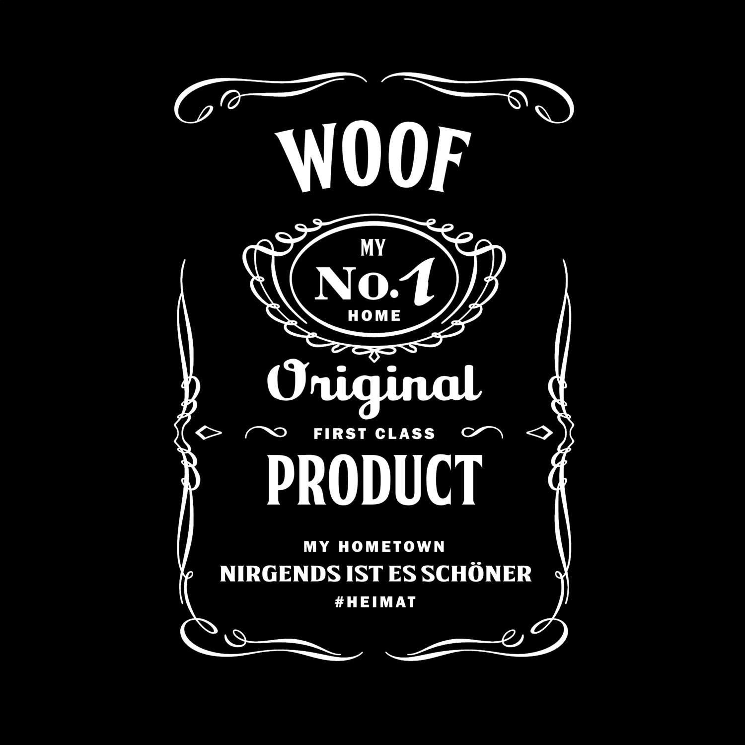 T-Shirt »Jackie« für den Ort »Woof«