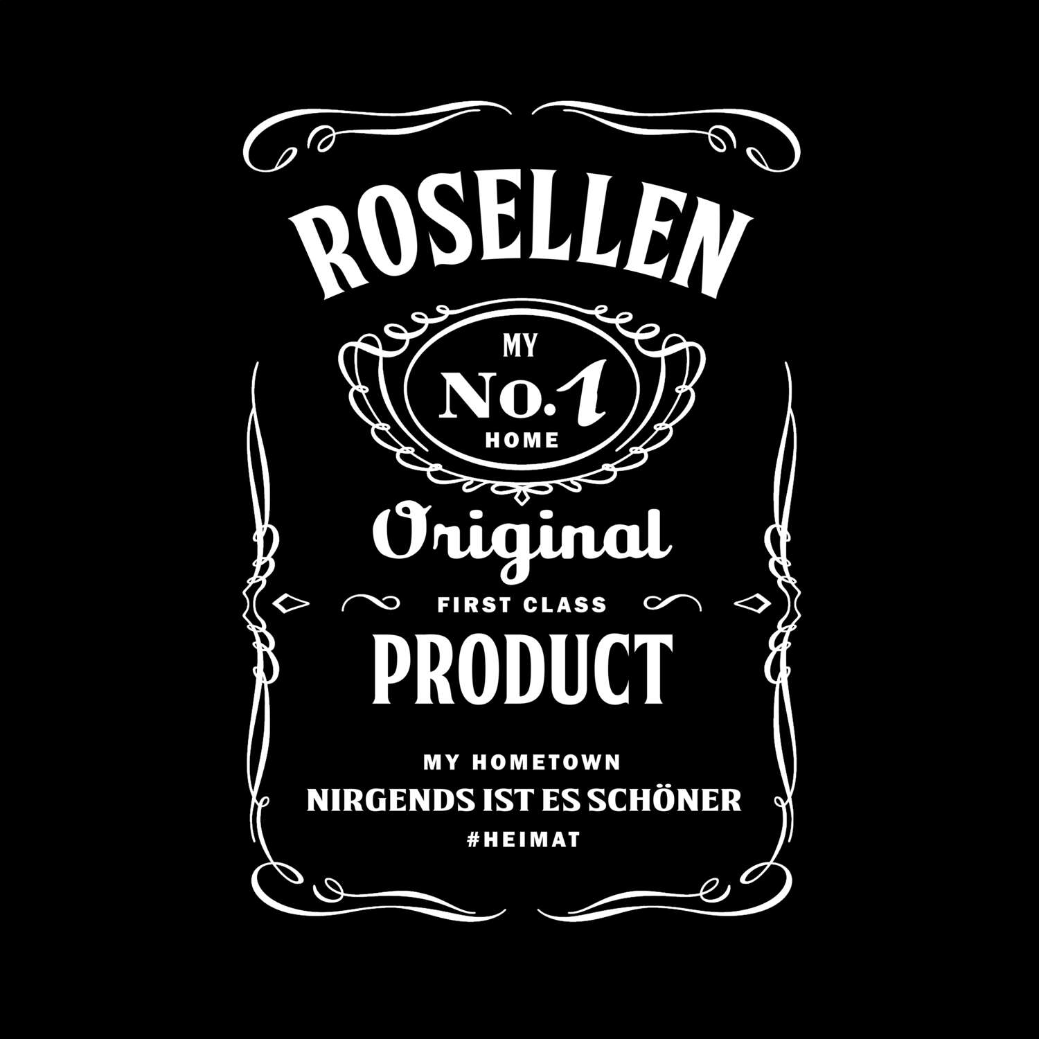 T-Shirt »Jackie« für den Ort »Rosellen«