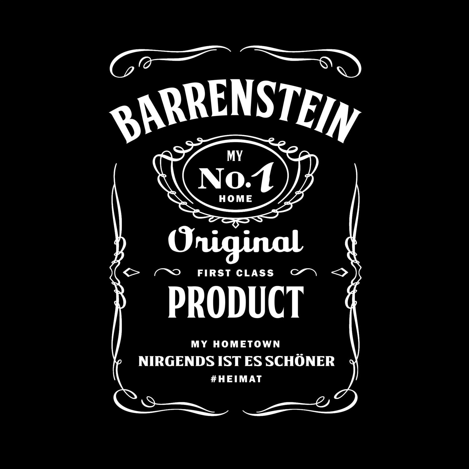 T-Shirt »Jackie« für den Ort »Barrenstein«