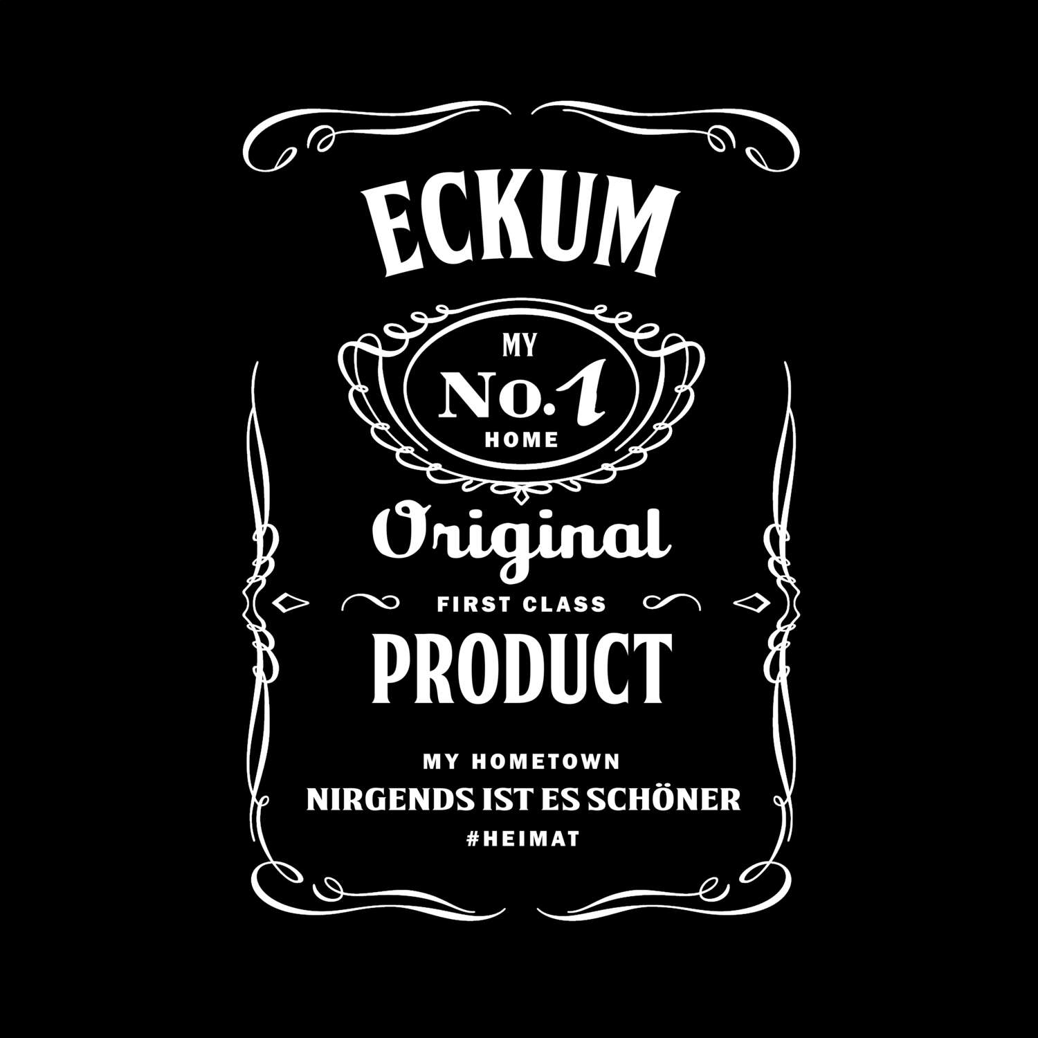 T-Shirt »Jackie« für den Ort »Eckum«