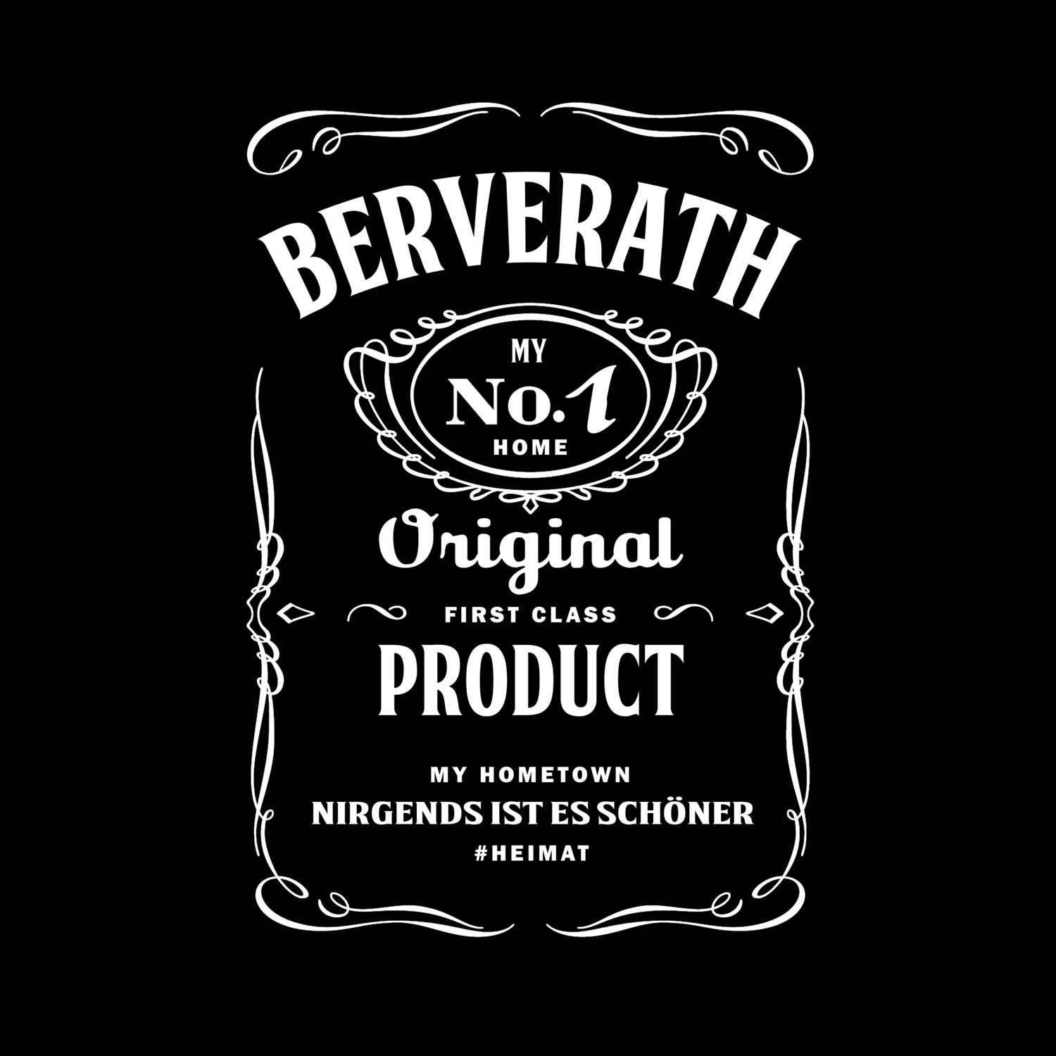 T-Shirt »Jackie« für den Ort »Berverath«