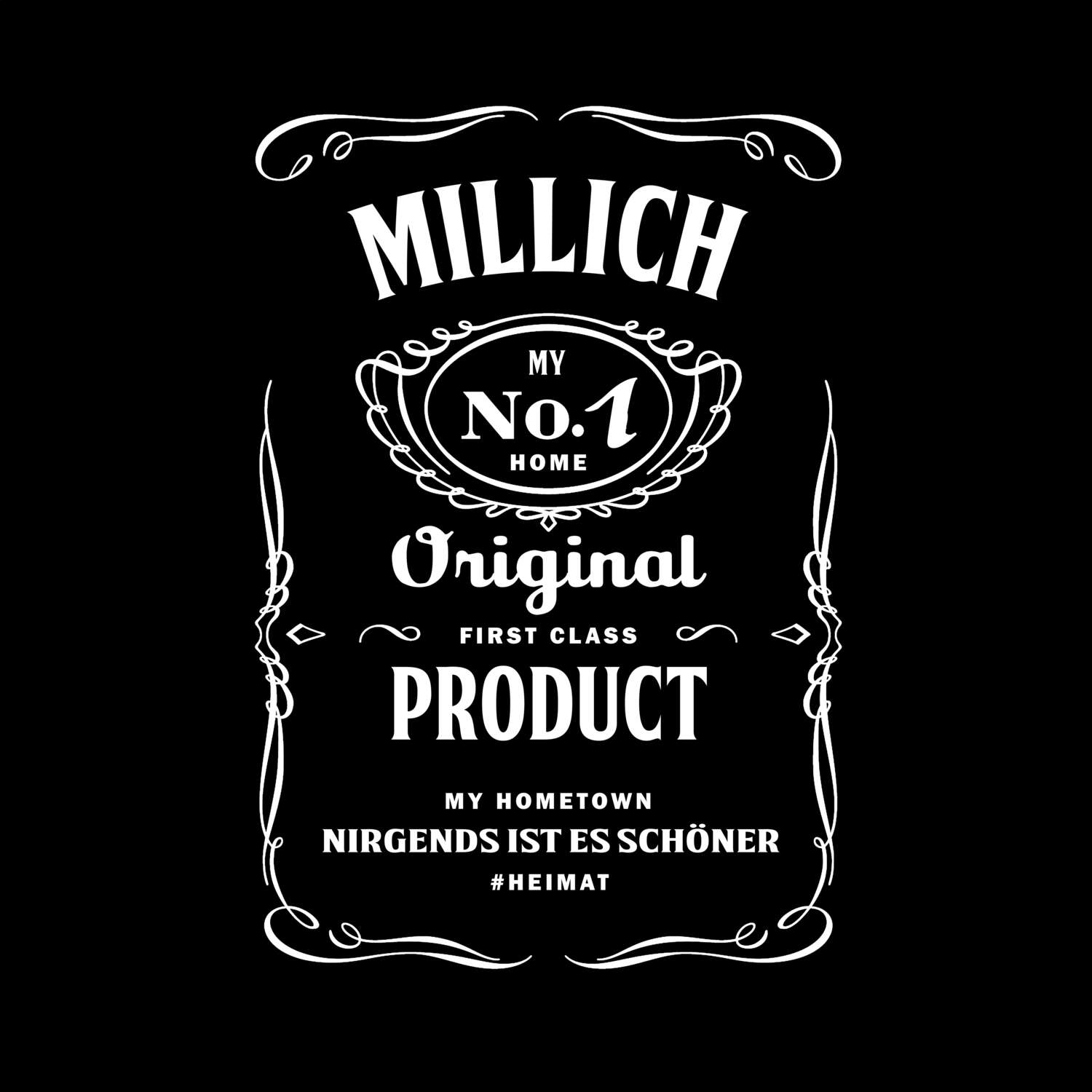 T-Shirt »Jackie« für den Ort »Millich«