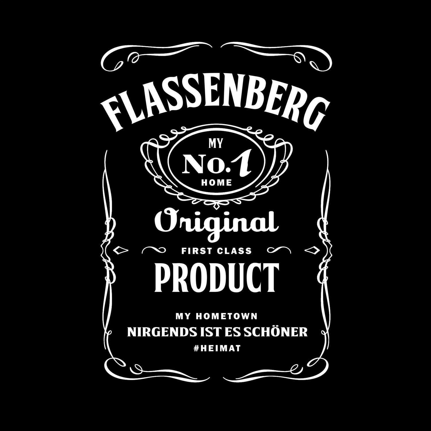 T-Shirt »Jackie« für den Ort »Flassenberg«