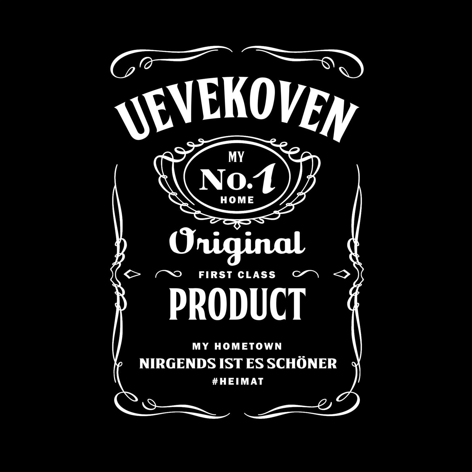 T-Shirt »Jackie« für den Ort »Uevekoven«