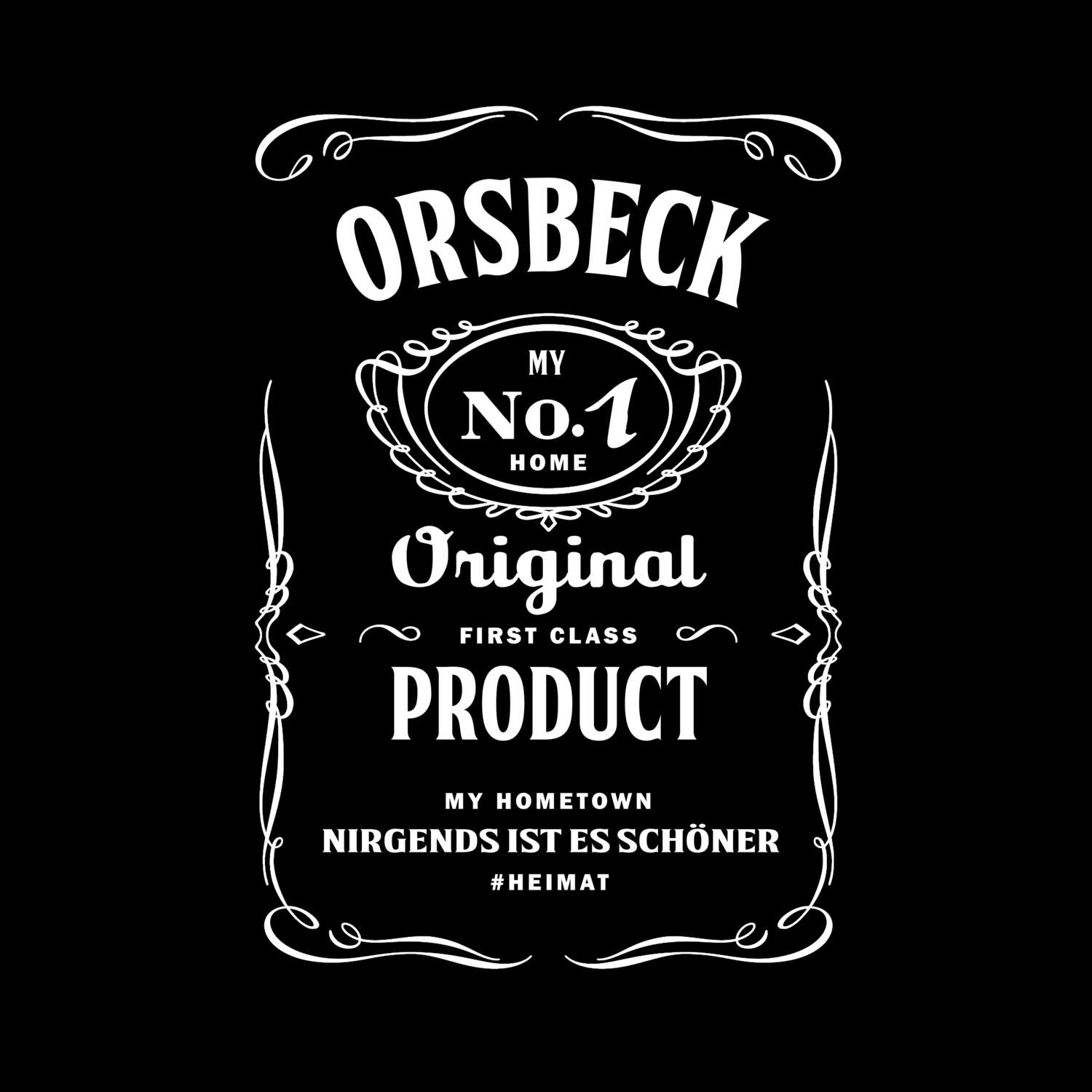 T-Shirt »Jackie« für den Ort »Orsbeck«