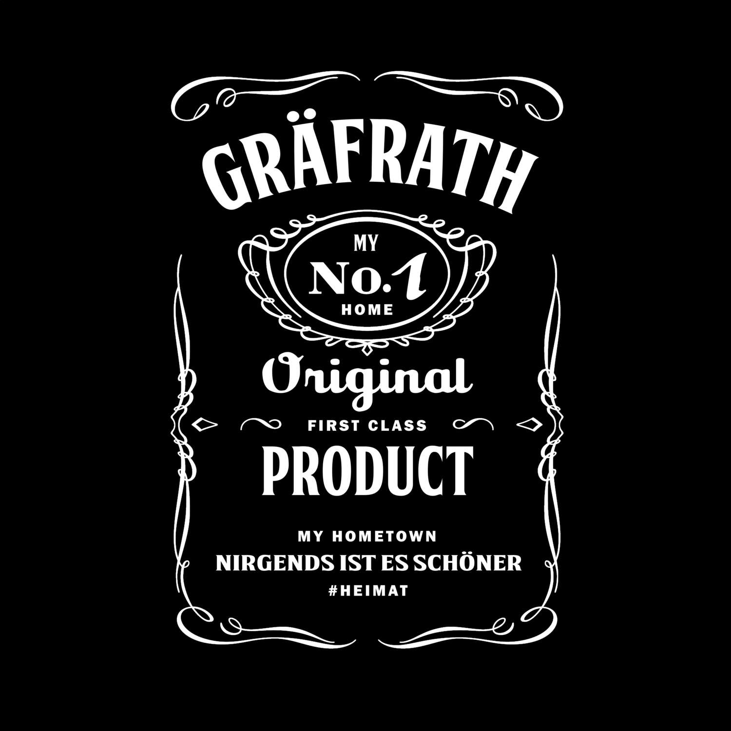 T-Shirt »Jackie« für den Ort »Gräfrath«