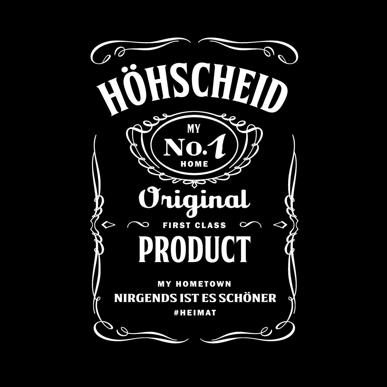 T-Shirt »Jackie« für den Ort »Höhscheid«