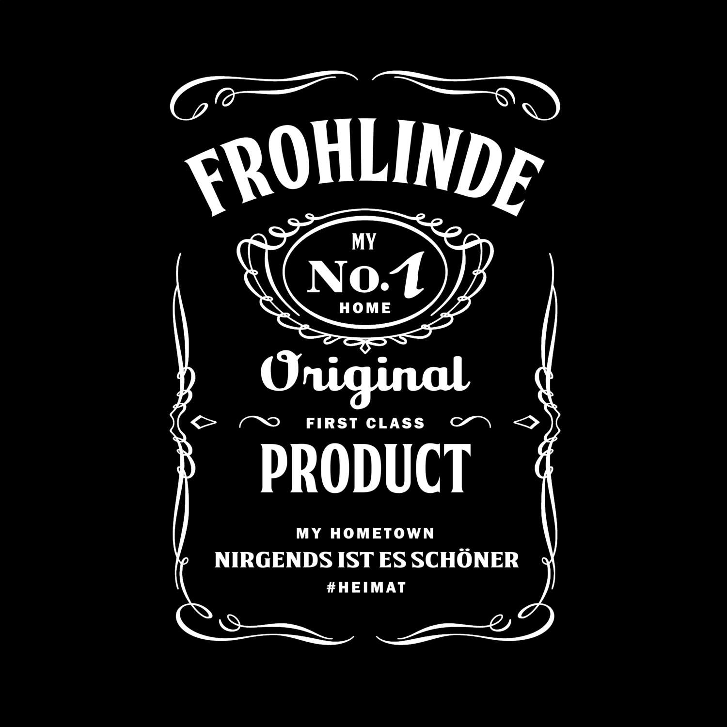 T-Shirt »Jackie« für den Ort »Frohlinde«