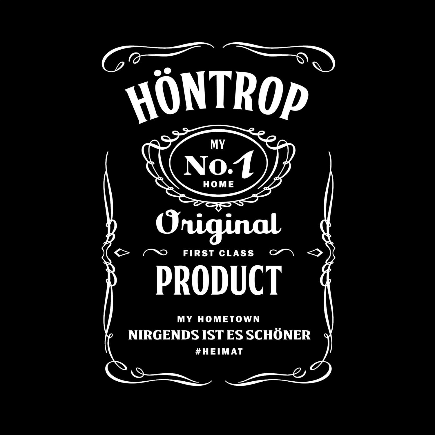 T-Shirt »Jackie« für den Ort »Höntrop«