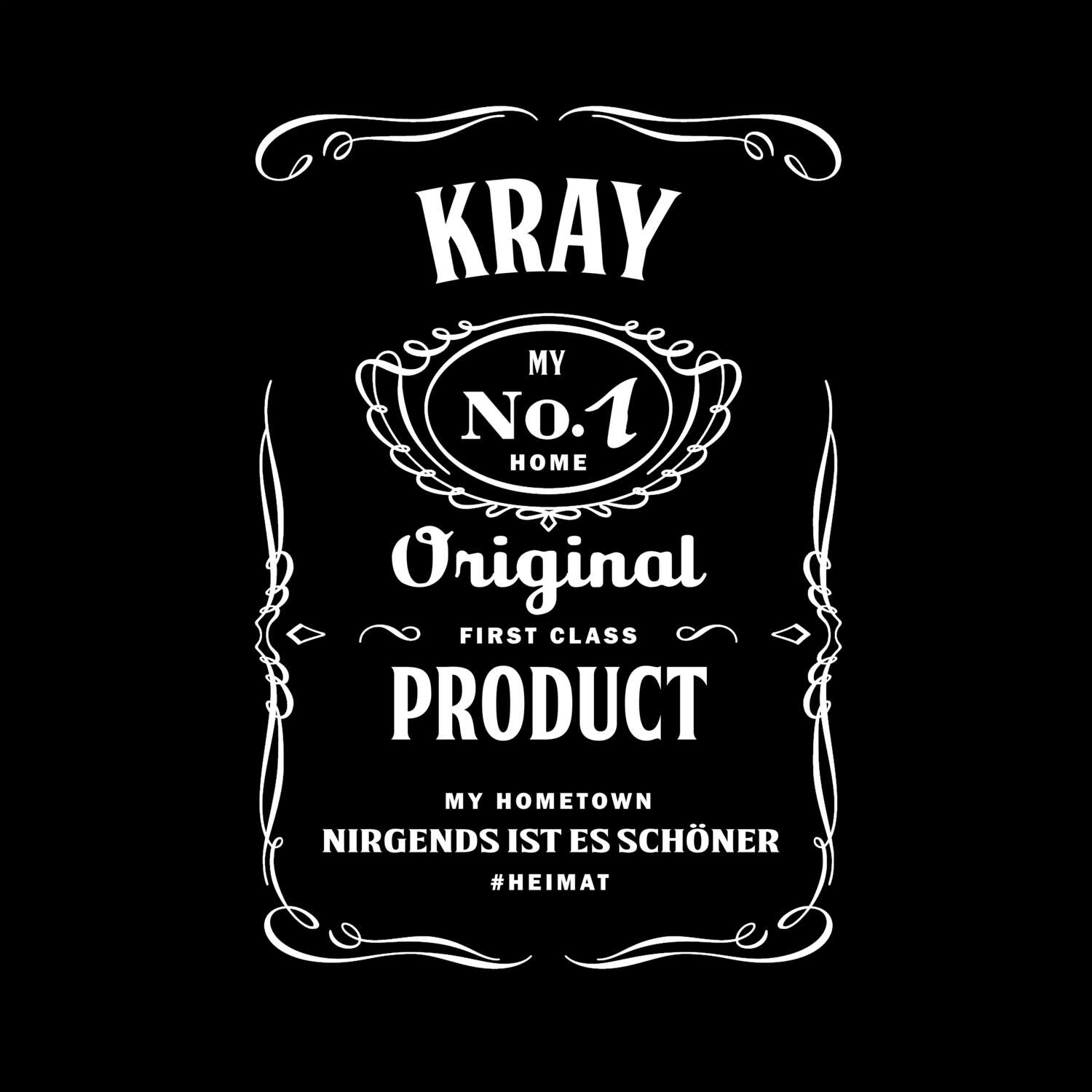 T-Shirt »Jackie« für den Ort »Kray«