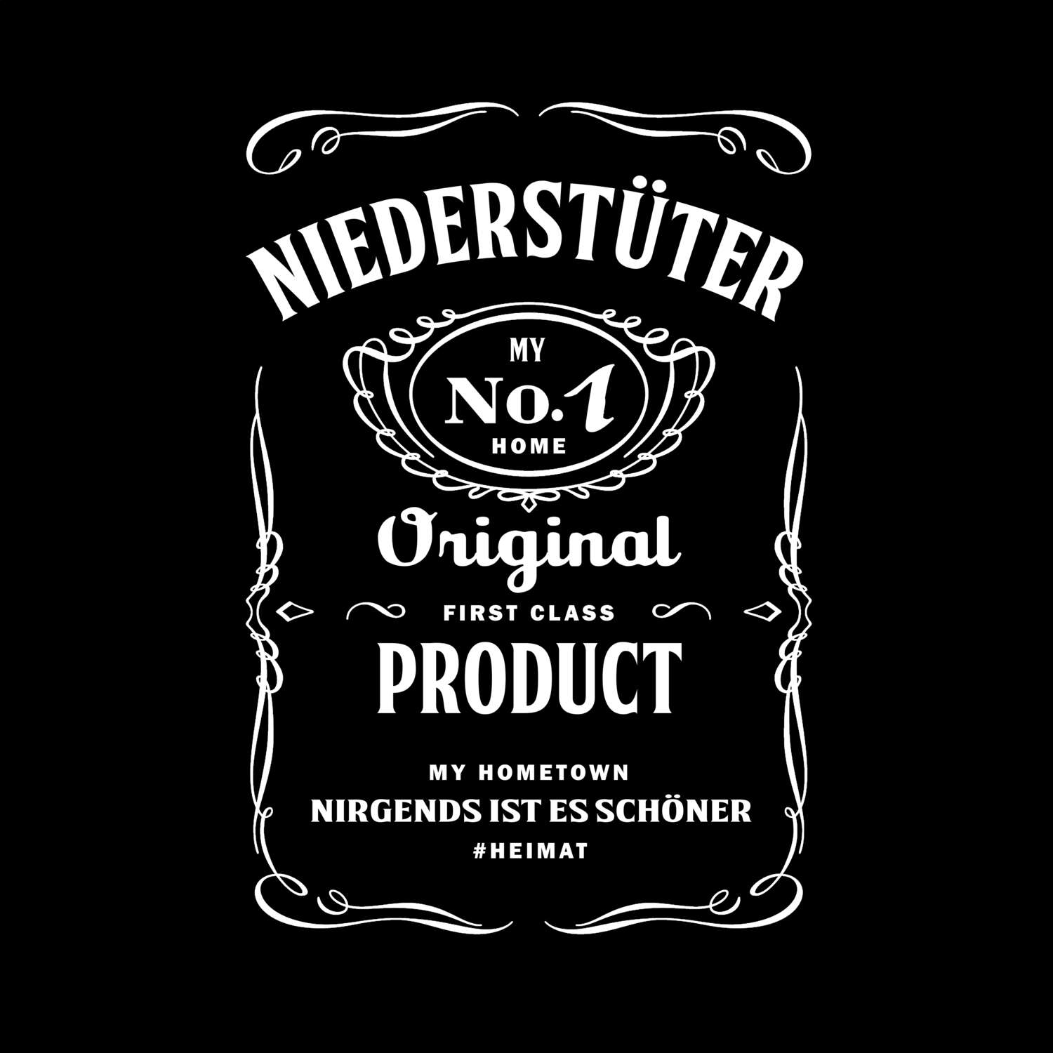 T-Shirt »Jackie« für den Ort »Niederstüter«