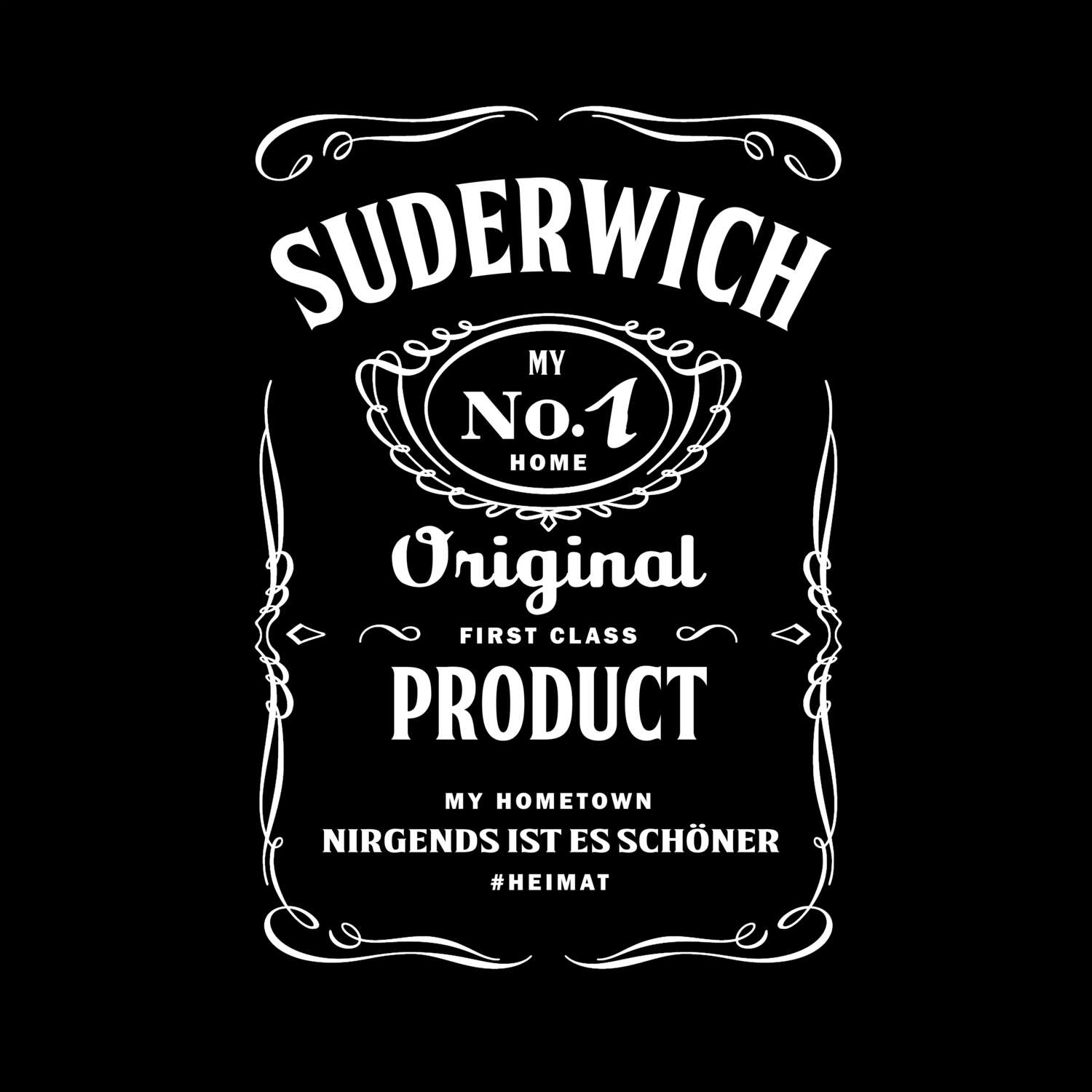 T-Shirt »Jackie« für den Ort »Suderwich«