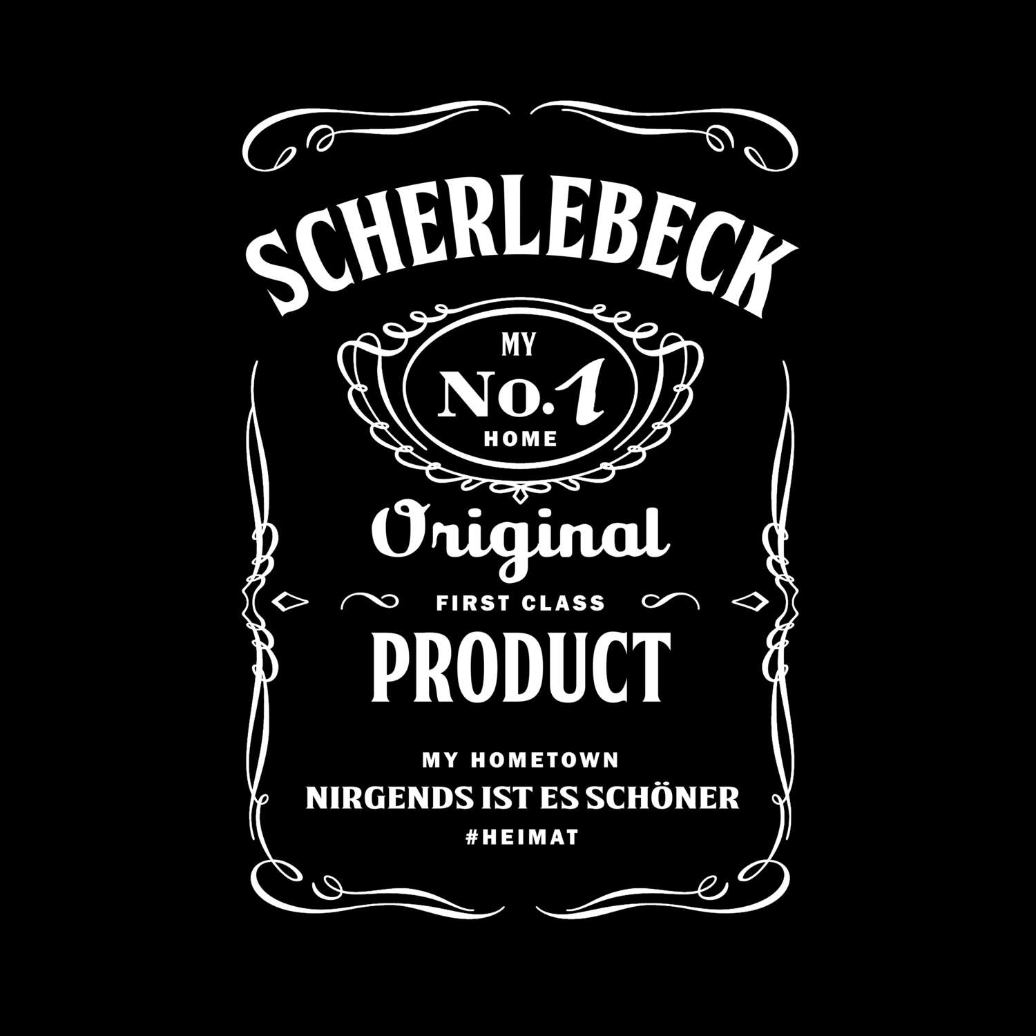 T-Shirt »Jackie« für den Ort »Scherlebeck«