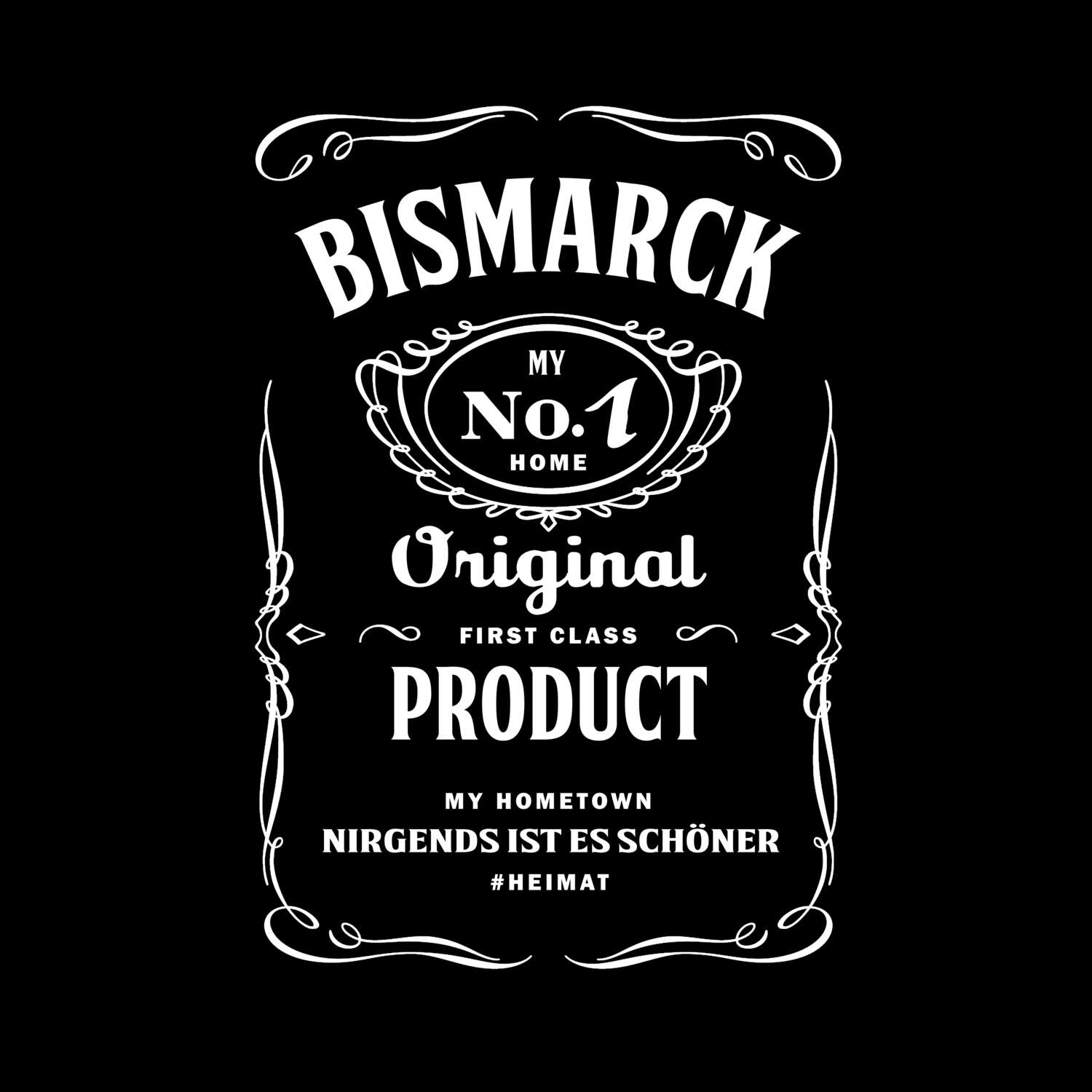 T-Shirt »Jackie« für den Ort »Bismarck«