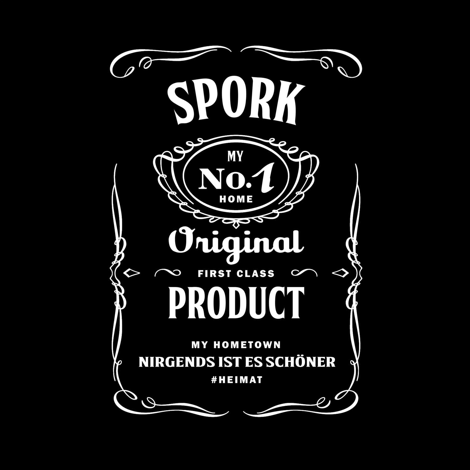 T-Shirt »Jackie« für den Ort »Spork«