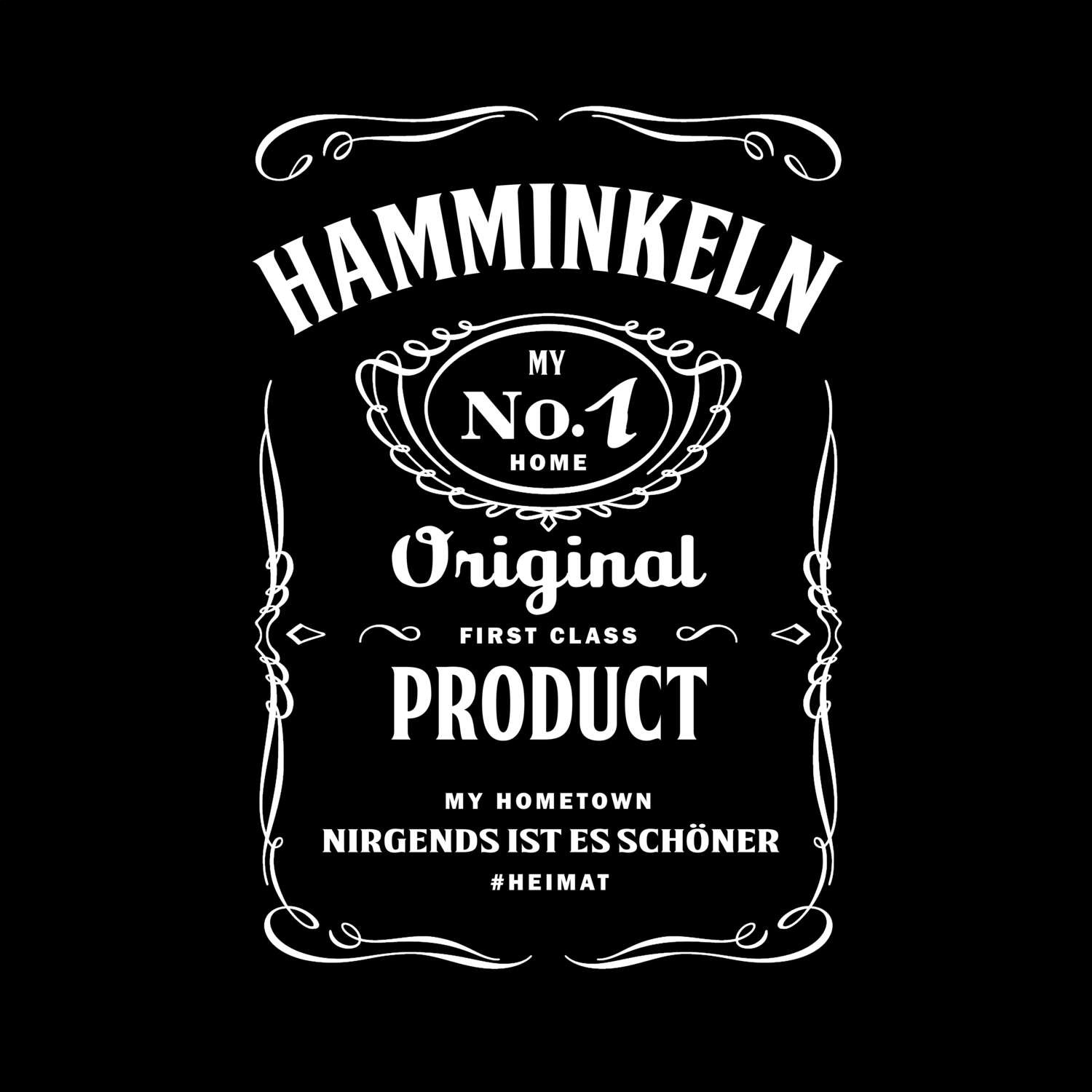 T-Shirt »Jackie« für den Ort »Hamminkeln«