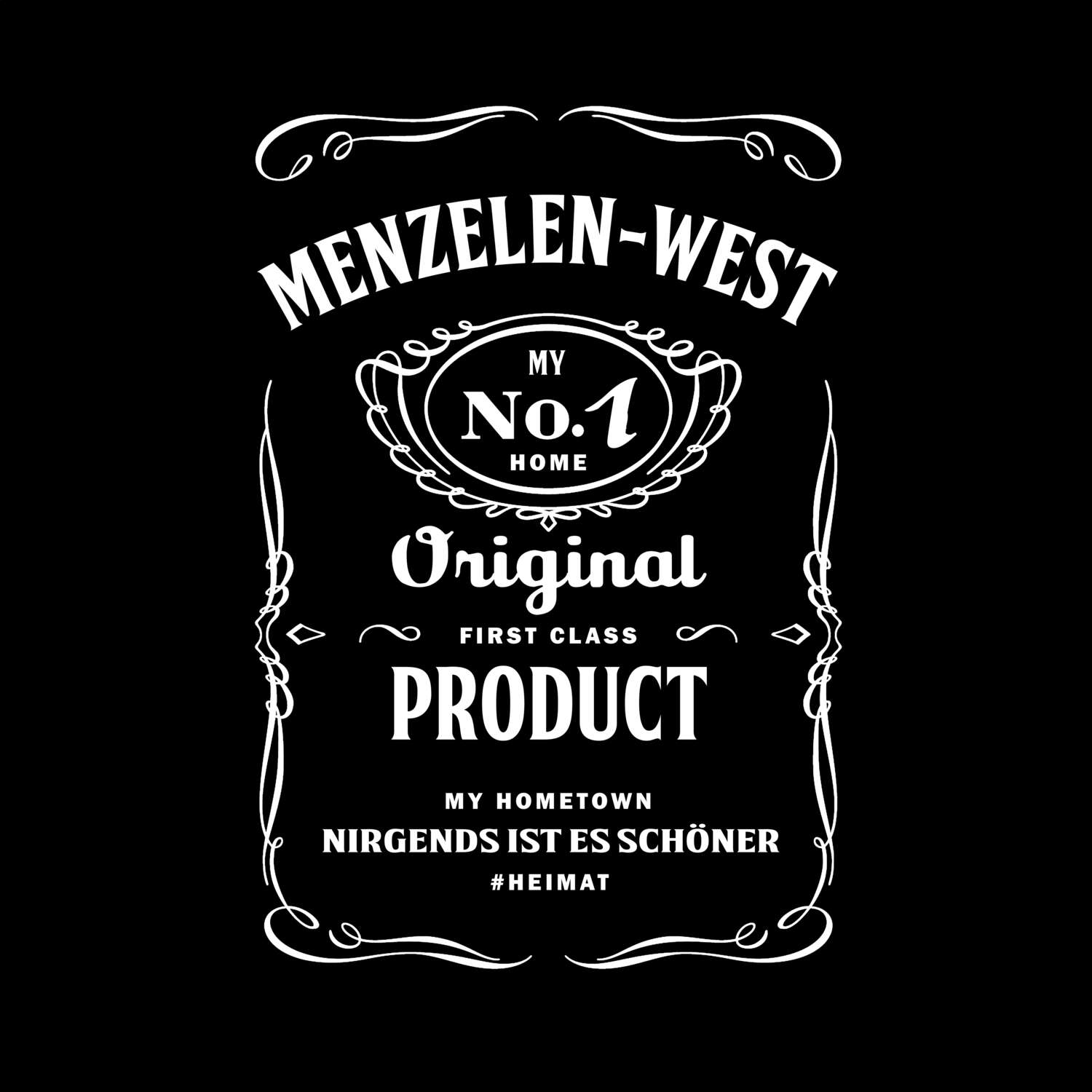 T-Shirt »Jackie« für den Ort »Menzelen-West«