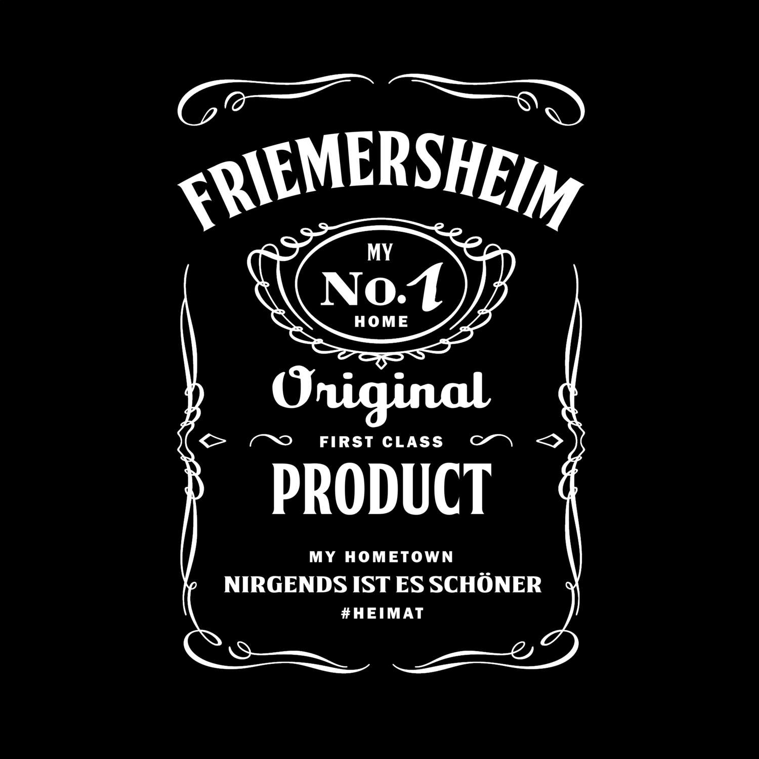 T-Shirt »Jackie« für den Ort »Friemersheim«