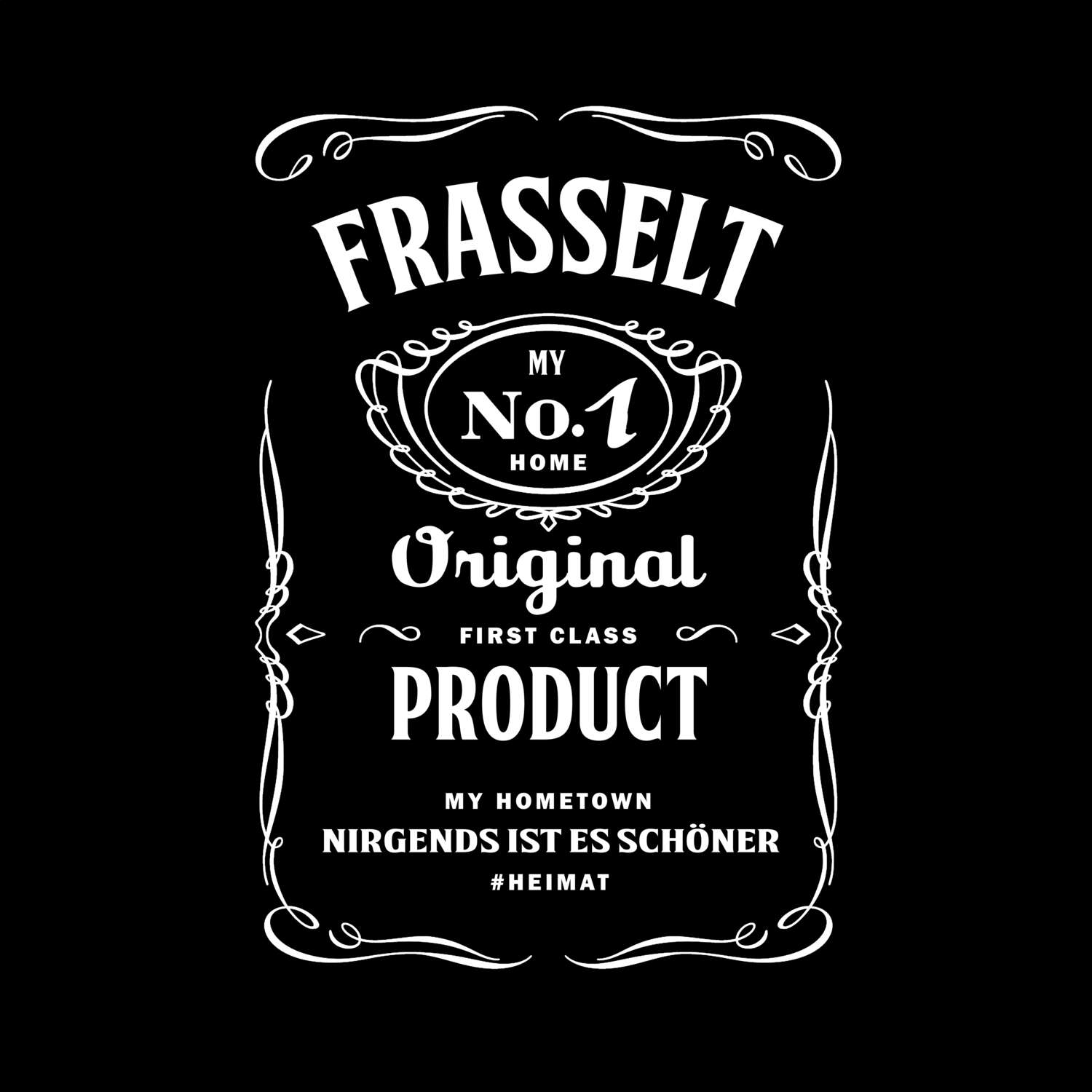 T-Shirt »Jackie« für den Ort »Frasselt«