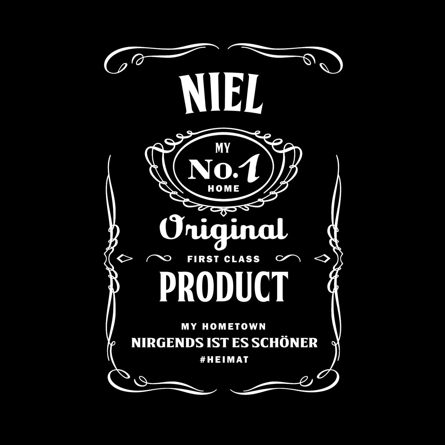 T-Shirt »Jackie« für den Ort »Niel«