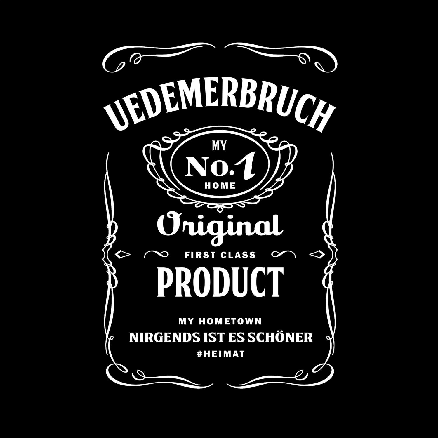 T-Shirt »Jackie« für den Ort »Uedemerbruch«