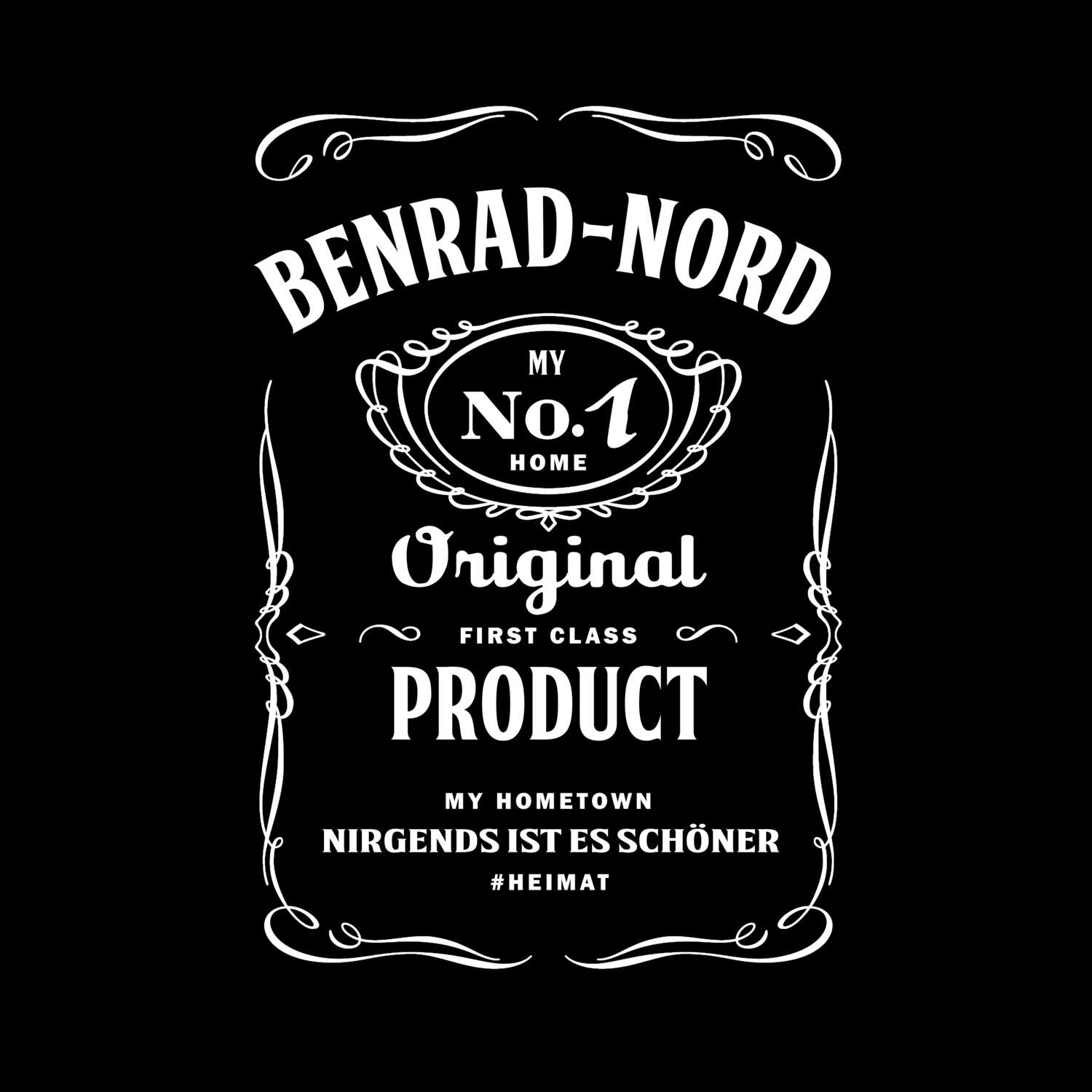 T-Shirt »Jackie« für den Ort »Benrad-Nord«