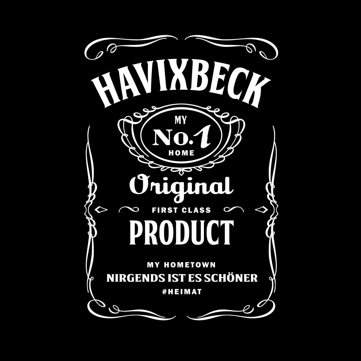 T-Shirt »Jackie« für den Ort »Havixbeck«