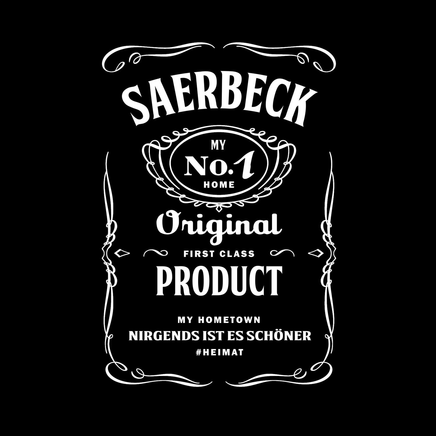 T-Shirt »Jackie« für den Ort »Saerbeck«