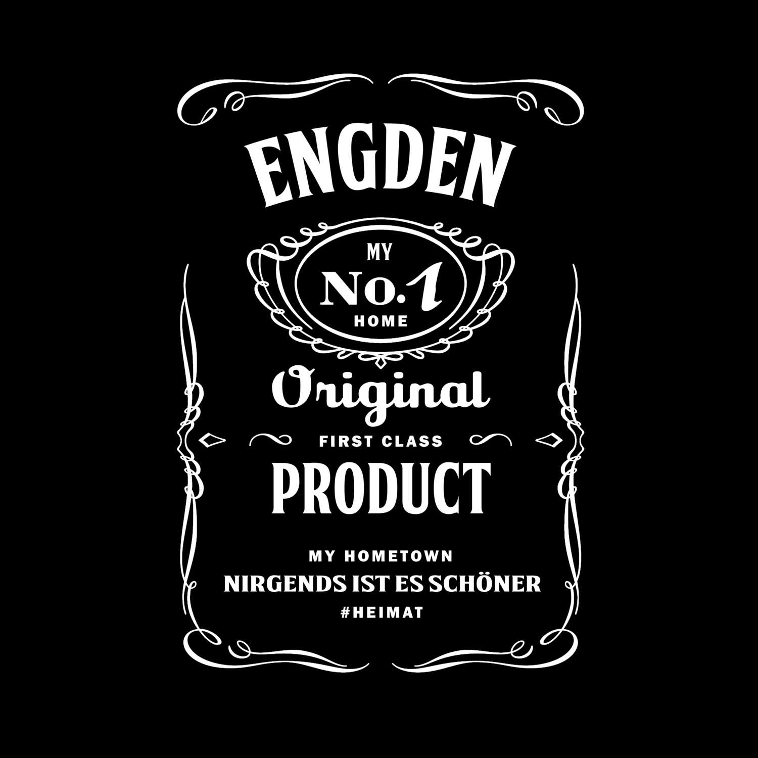 T-Shirt »Jackie« für den Ort »Engden«