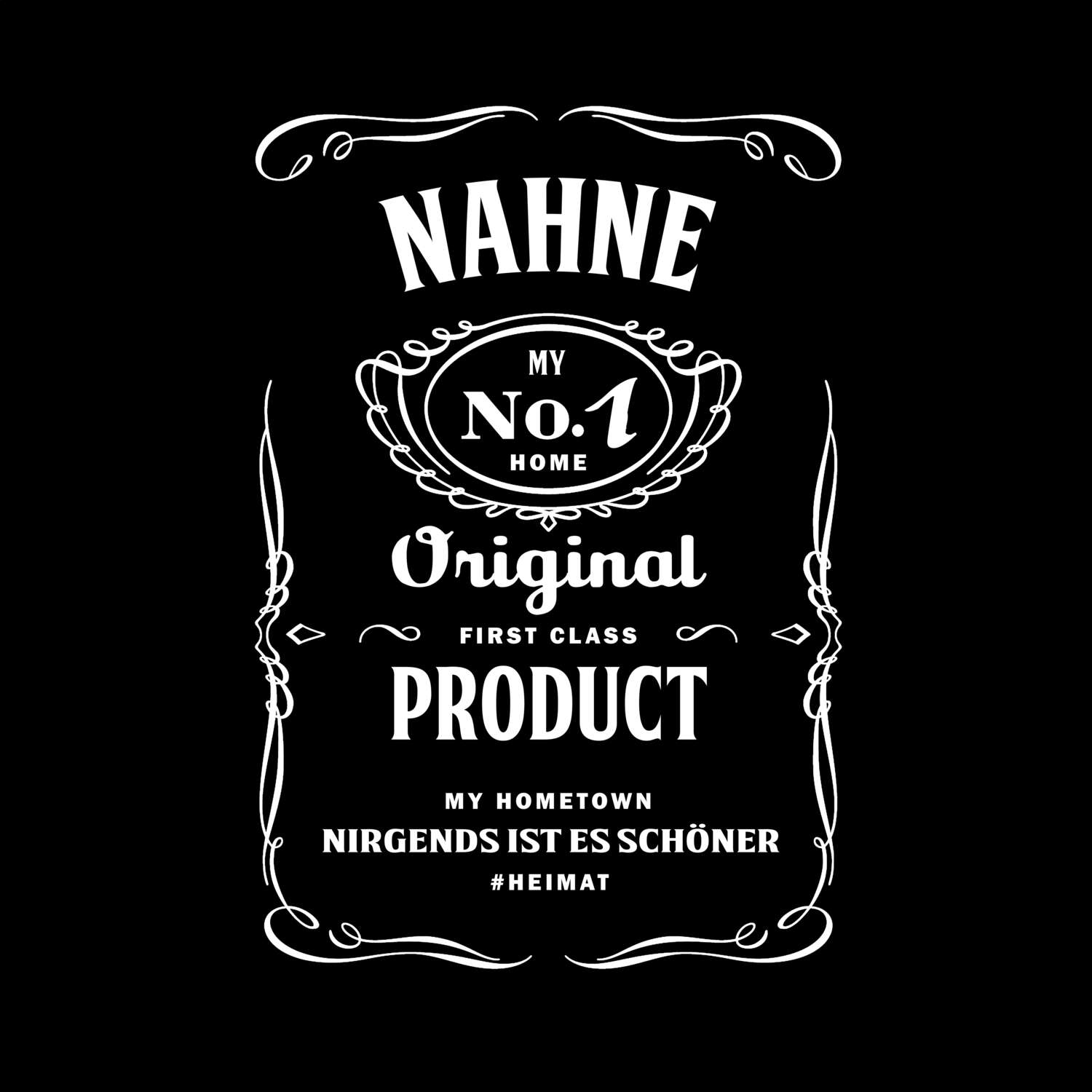 T-Shirt »Jackie« für den Ort »Nahne«