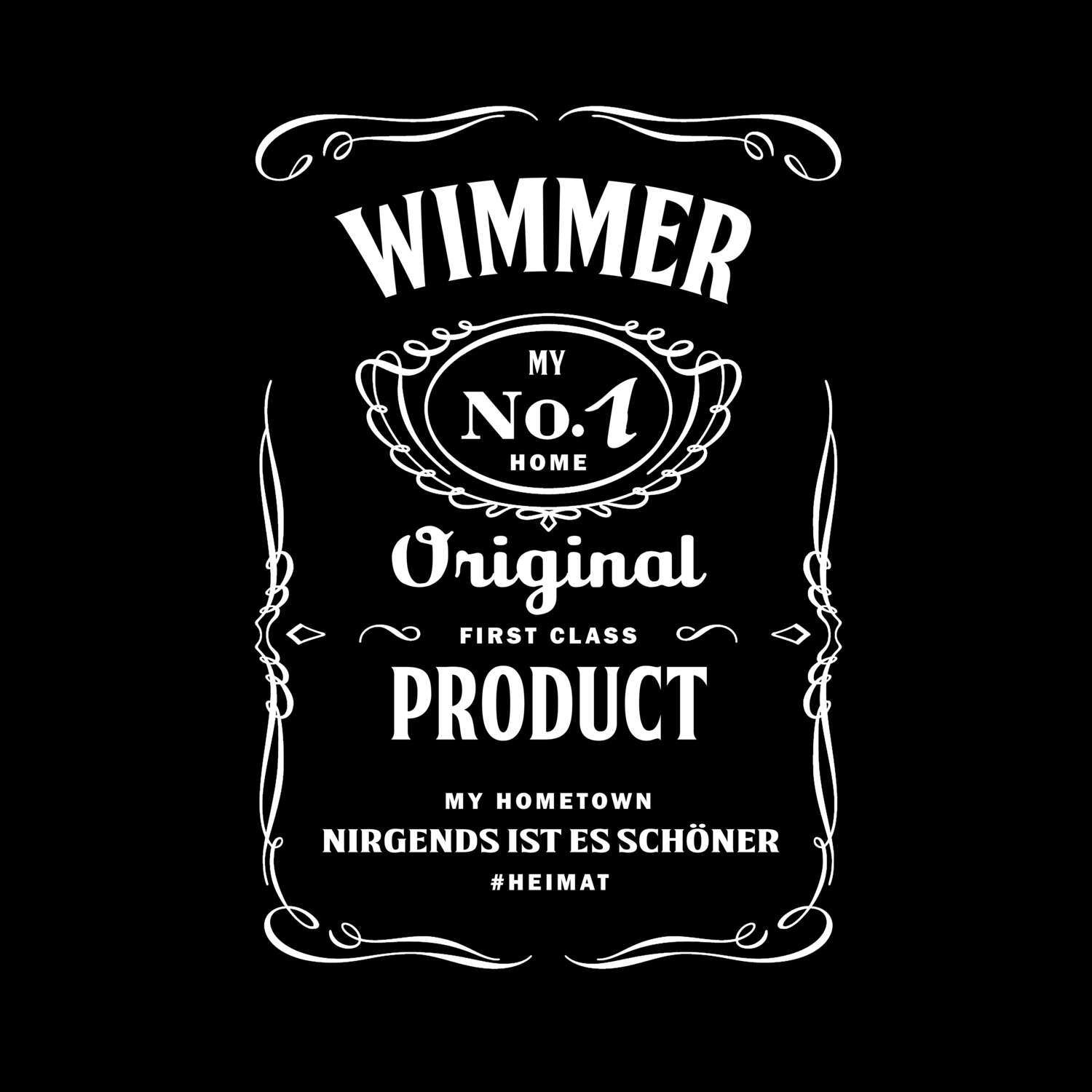 T-Shirt »Jackie« für den Ort »Wimmer«