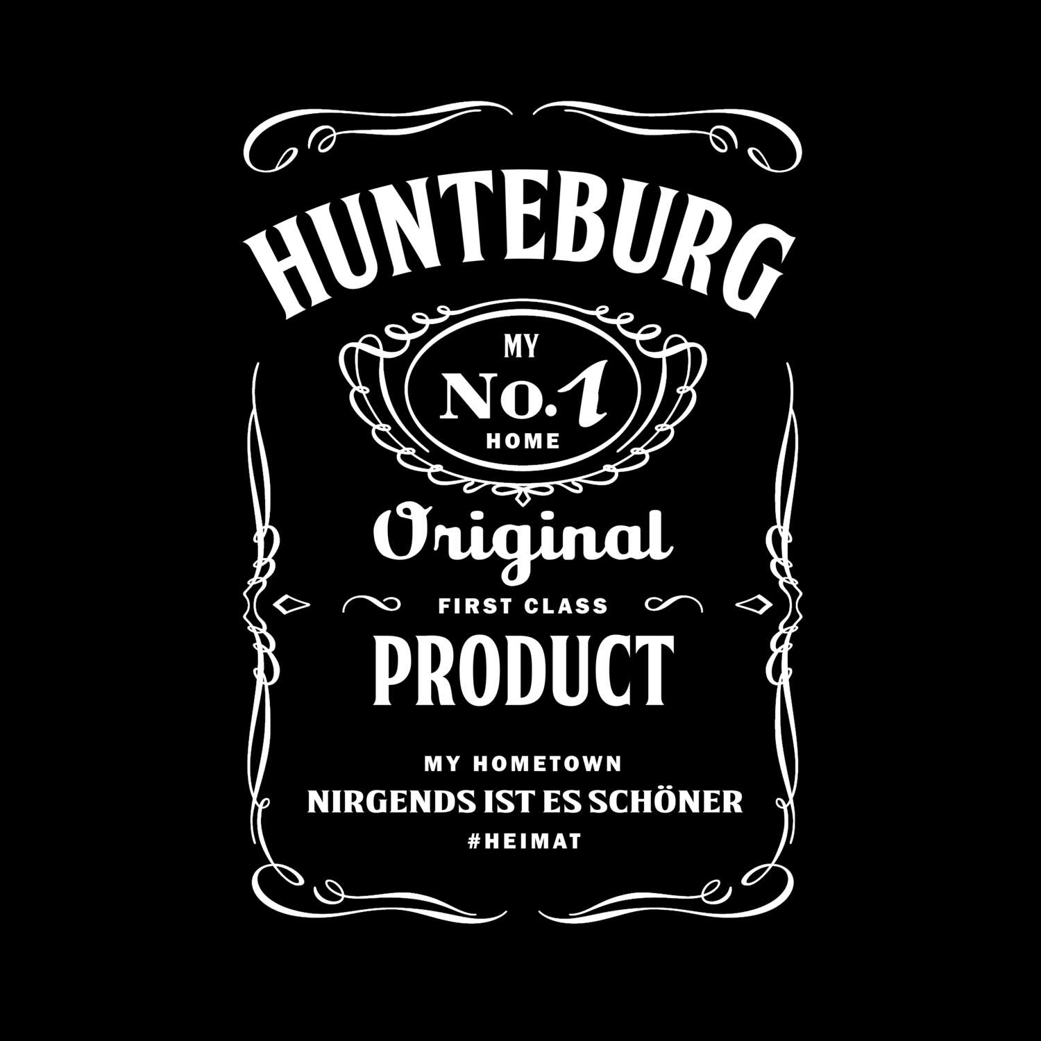 T-Shirt »Jackie« für den Ort »Hunteburg«