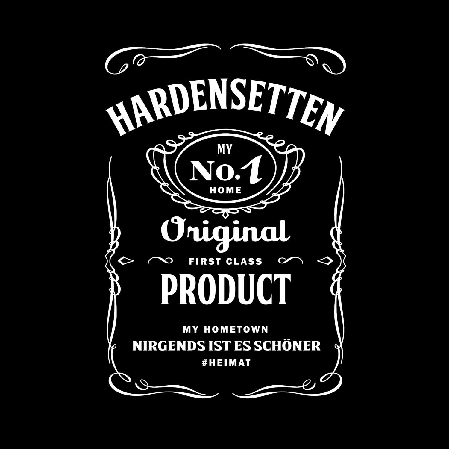 T-Shirt »Jackie« für den Ort »Hardensetten«