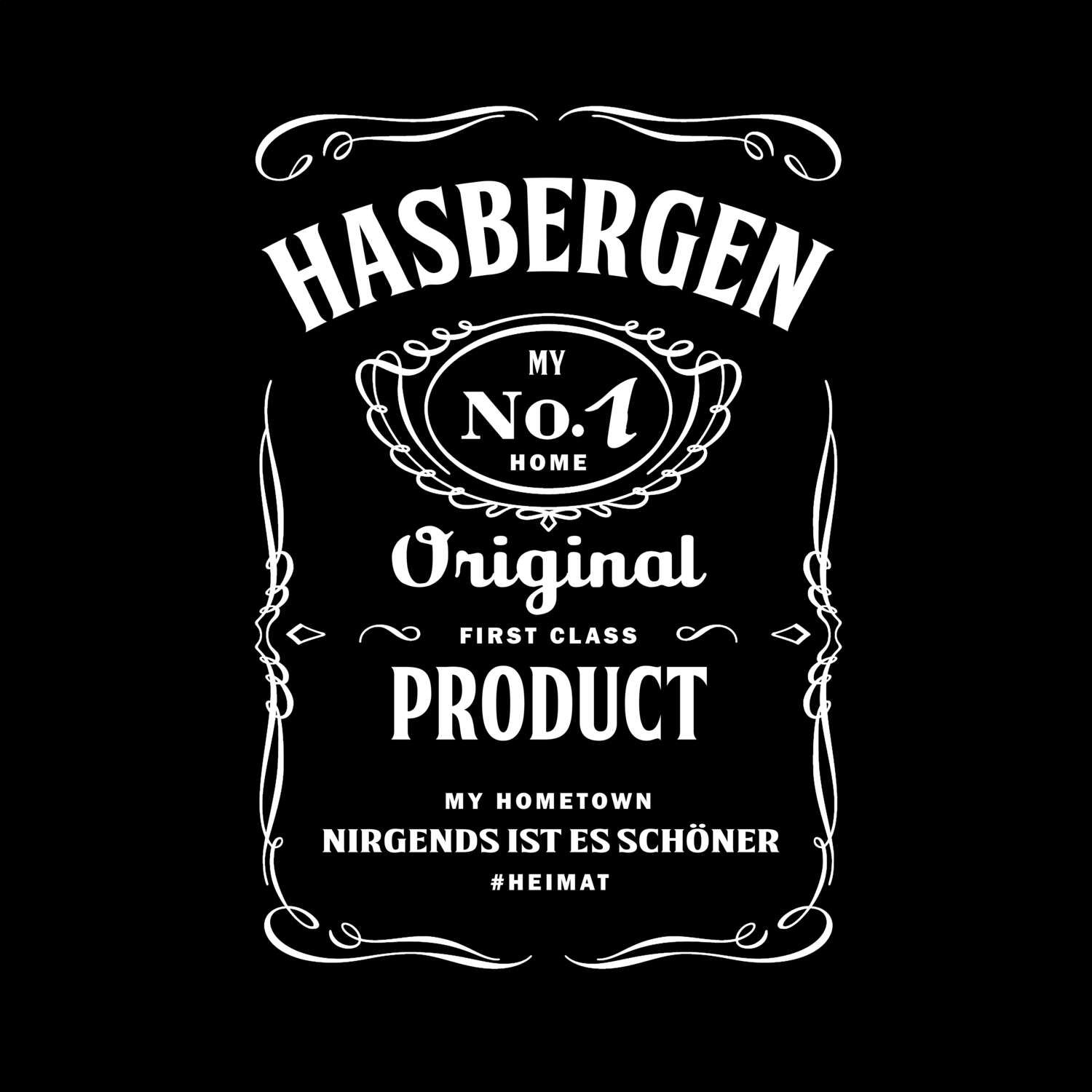 T-Shirt »Jackie« für den Ort »Hasbergen«