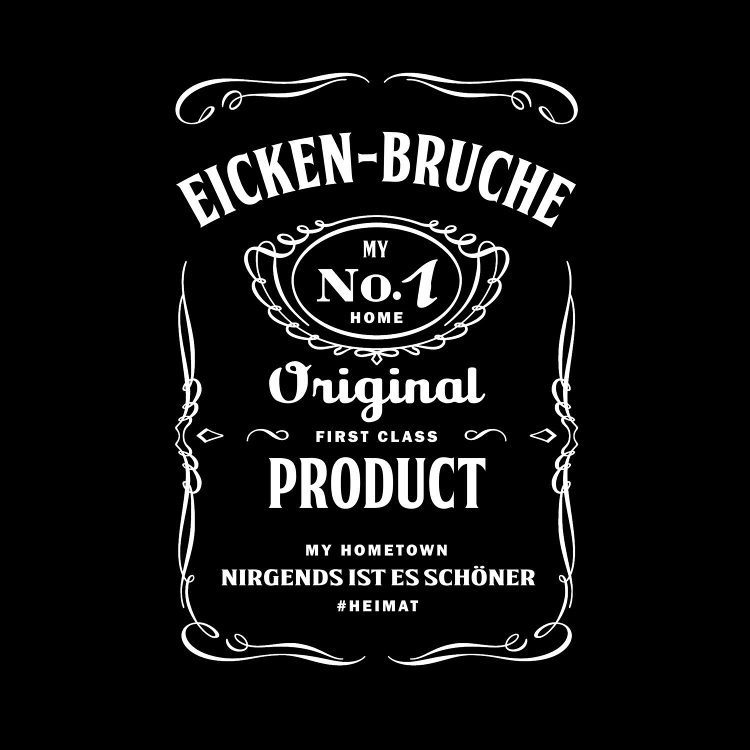 T-Shirt »Jackie« für den Ort »Eicken-Bruche«