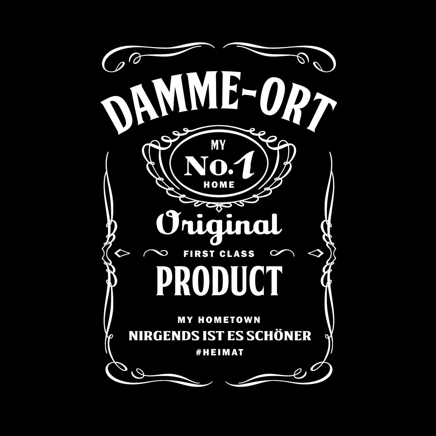 T-Shirt »Jackie« für den Ort »Damme-Ort«