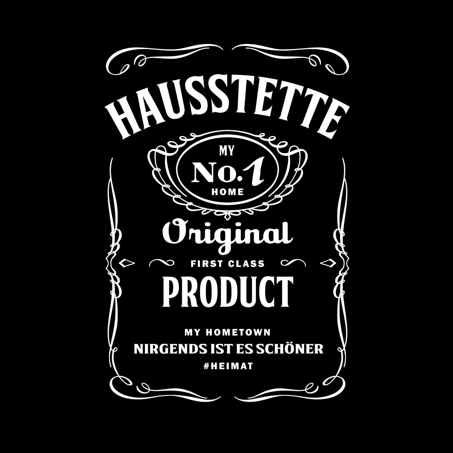 T-Shirt »Jackie« für den Ort »Hausstette«