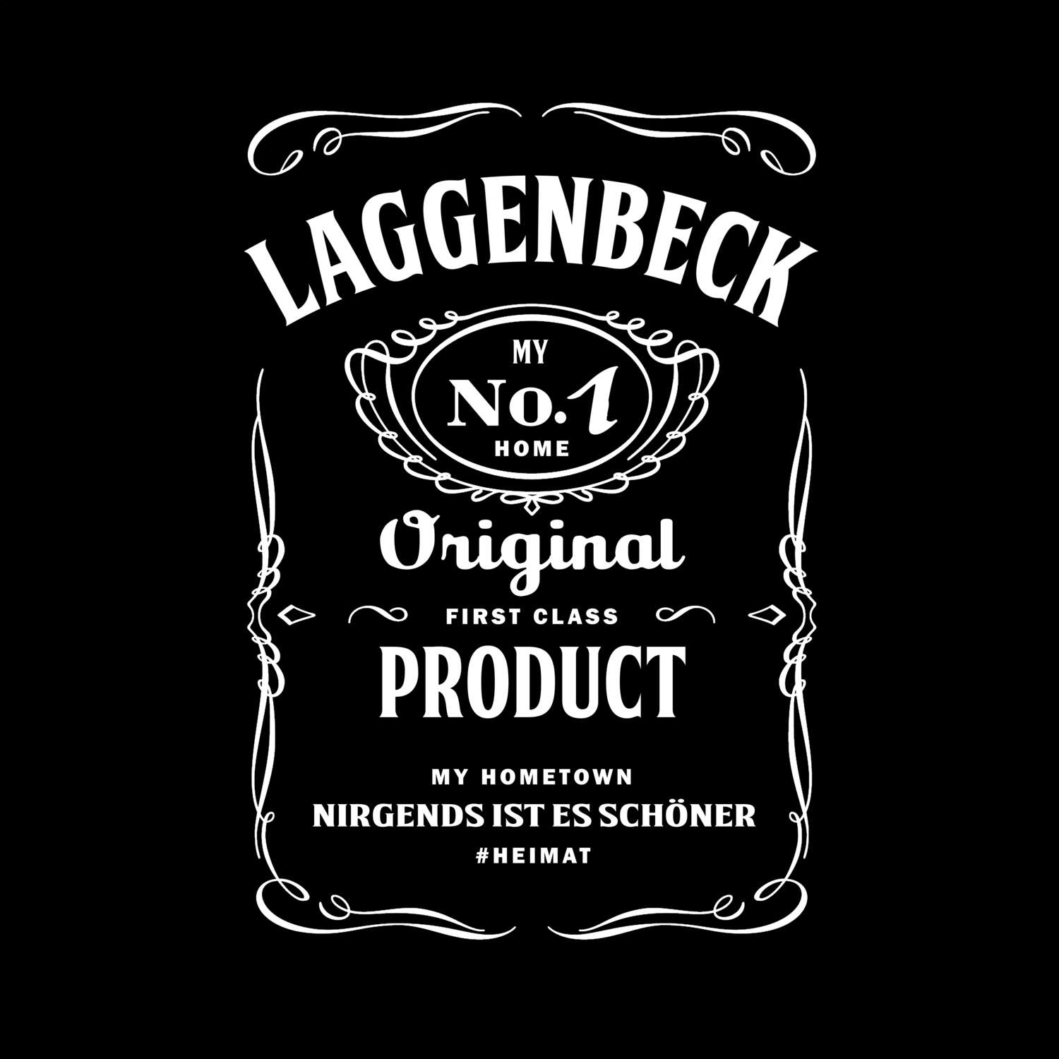 T-Shirt »Jackie« für den Ort »Laggenbeck«