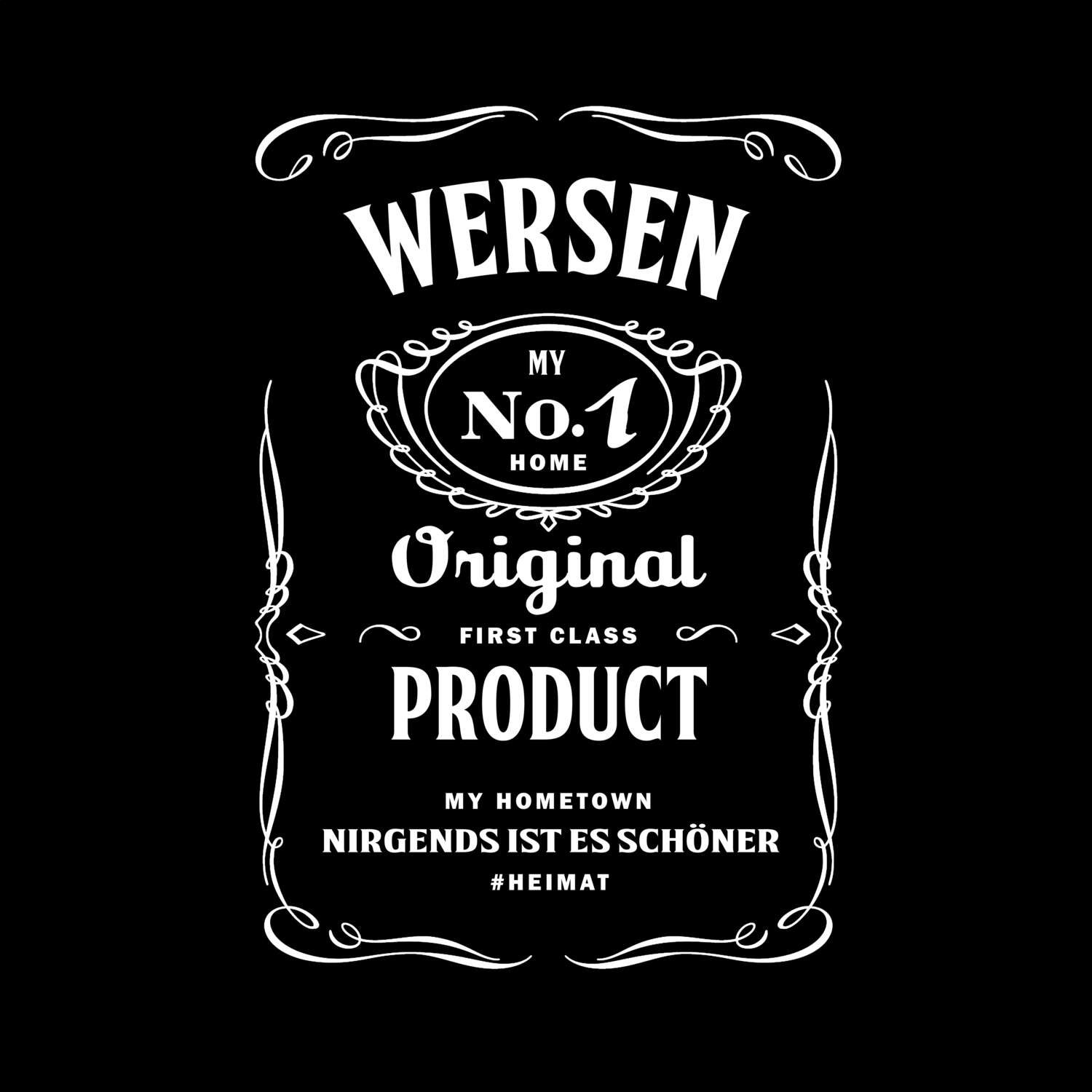 T-Shirt »Jackie« für den Ort »Wersen«