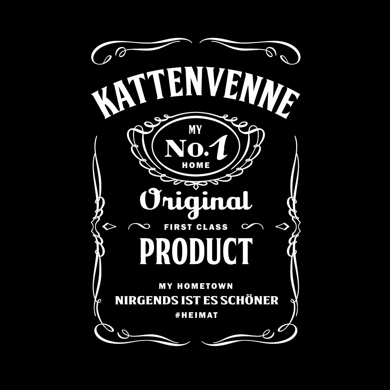 T-Shirt »Jackie« für den Ort »Kattenvenne«