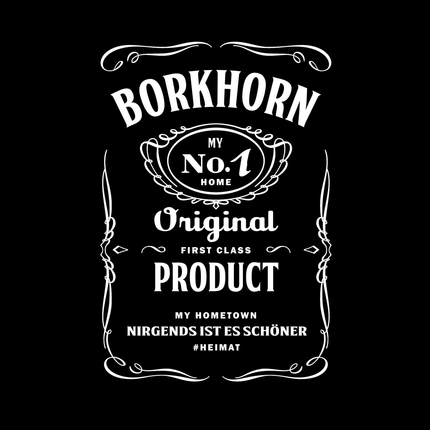 T-Shirt »Jackie« für den Ort »Borkhorn«