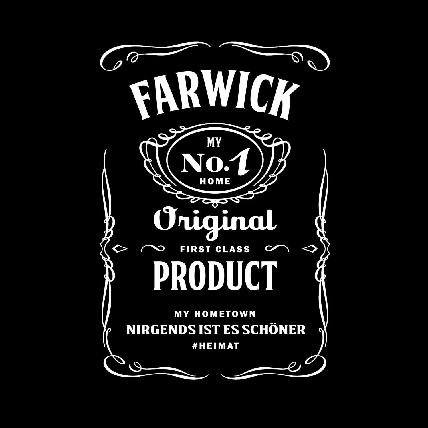 T-Shirt »Jackie« für den Ort »Farwick«