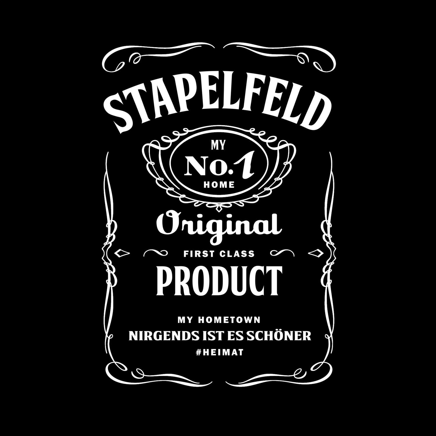 T-Shirt »Jackie« für den Ort »Stapelfeld«