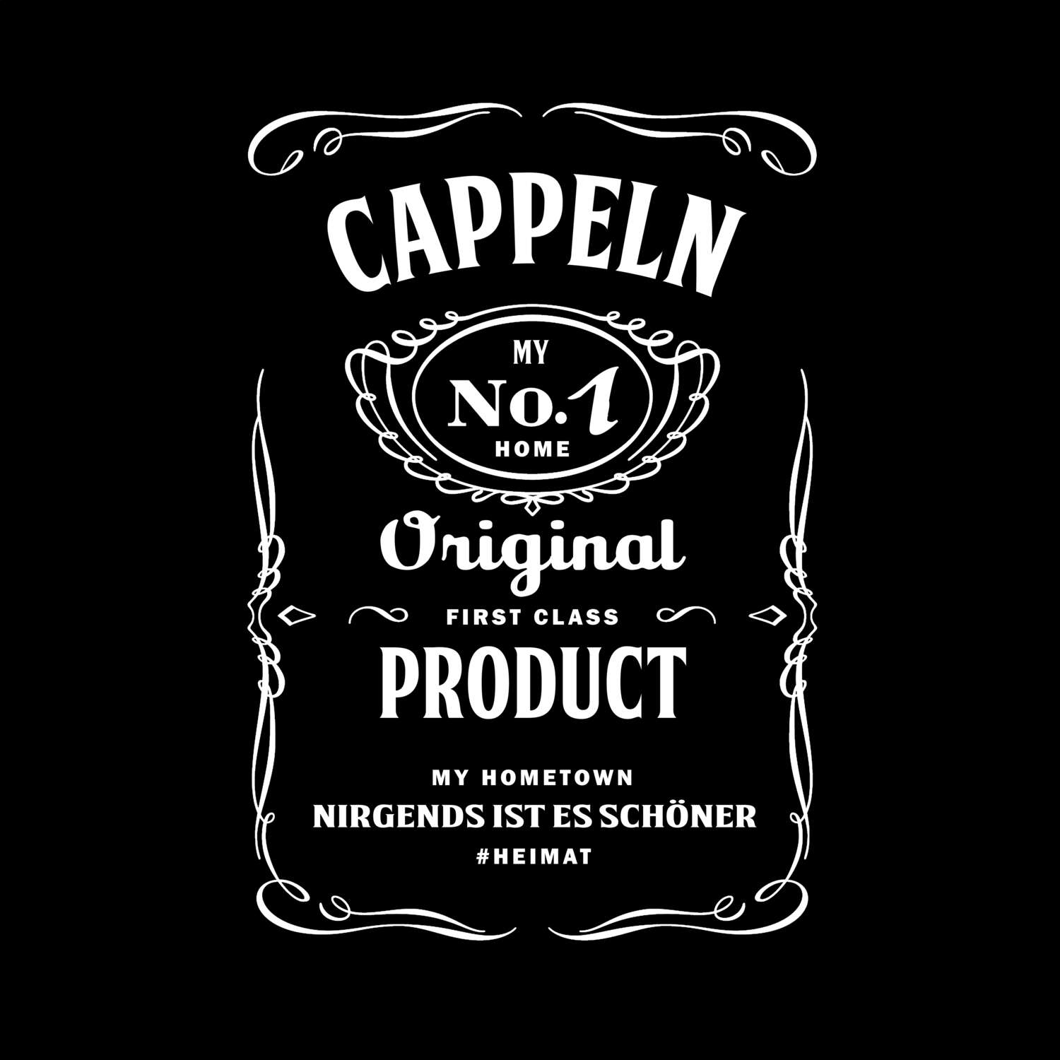 T-Shirt »Jackie« für den Ort »Cappeln«