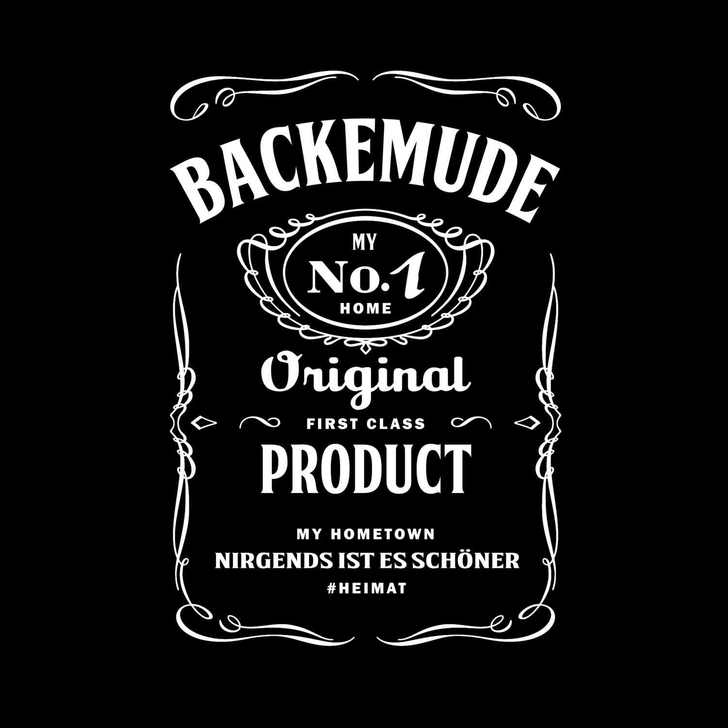 T-Shirt »Jackie« für den Ort »Backemude«