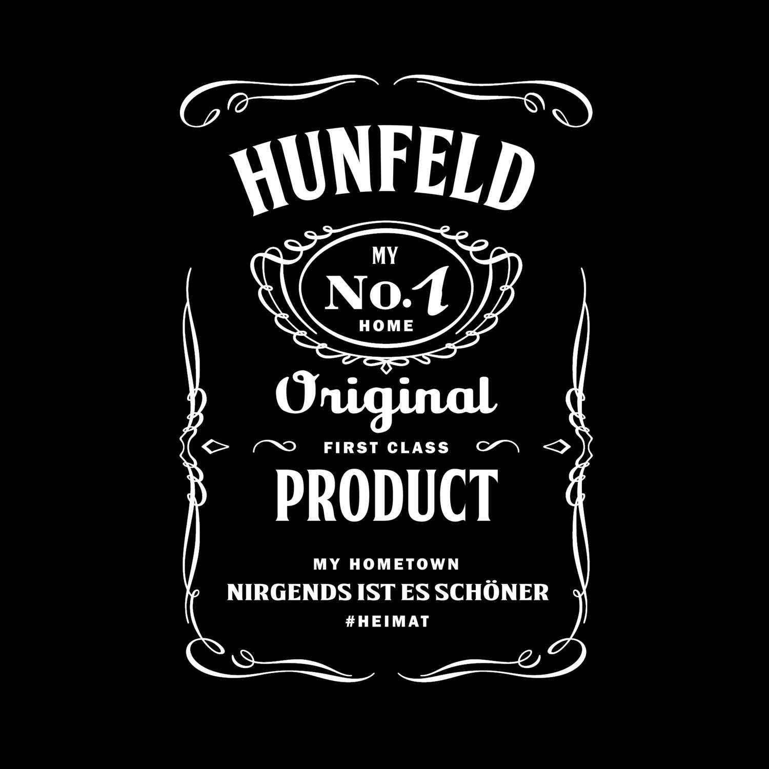 T-Shirt »Jackie« für den Ort »Hunfeld«