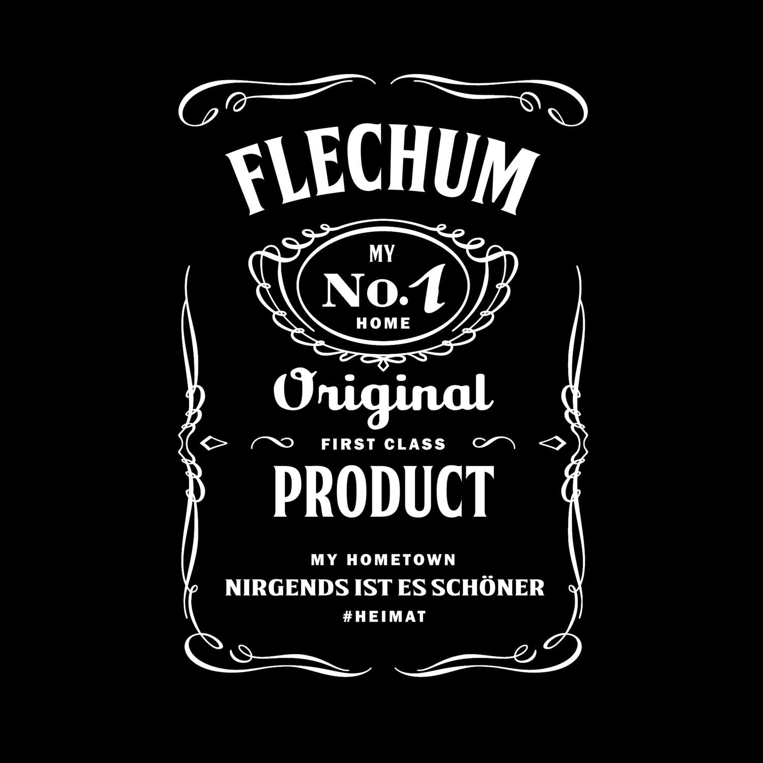 T-Shirt »Jackie« für den Ort »Flechum«