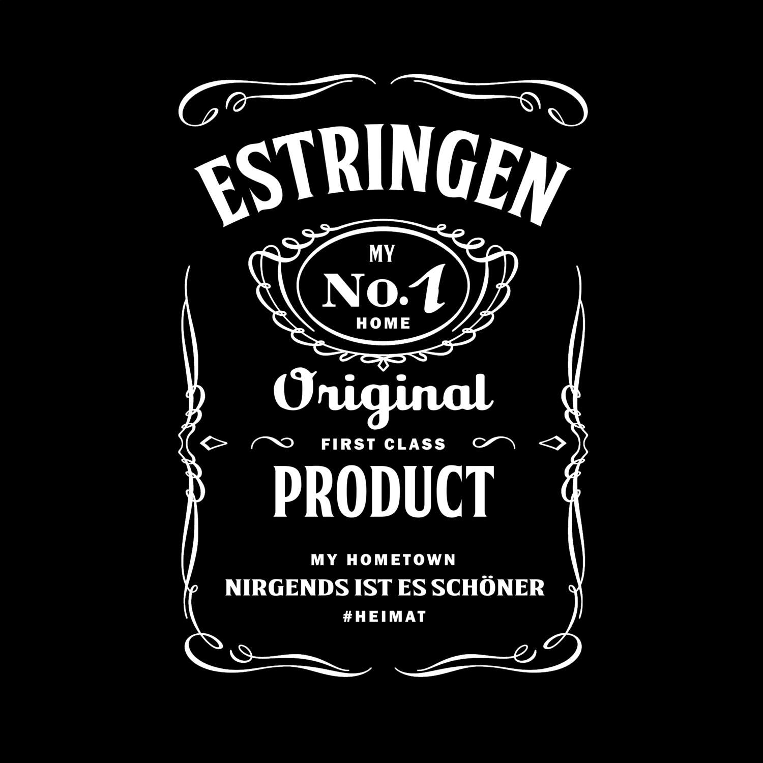 T-Shirt »Jackie« für den Ort »Estringen«