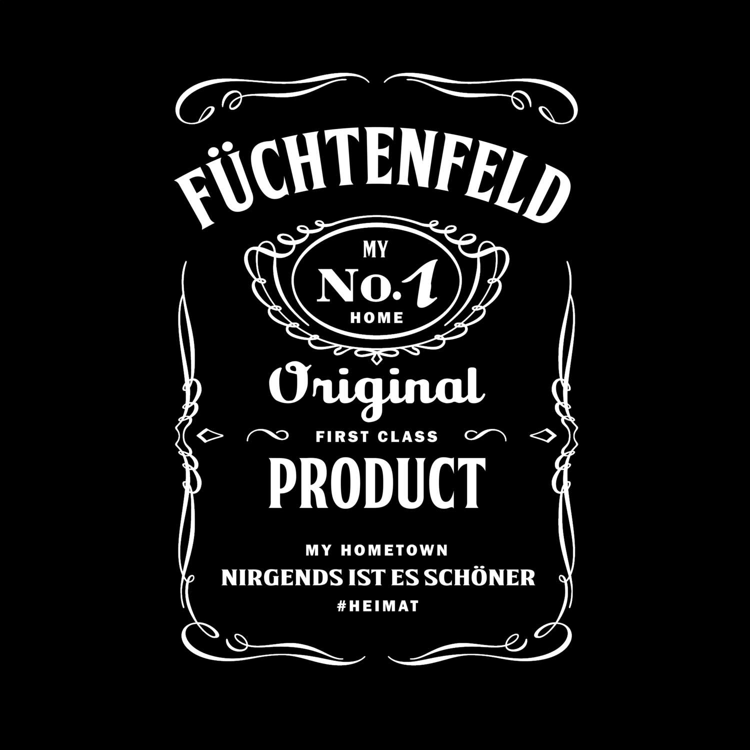 T-Shirt »Jackie« für den Ort »Füchtenfeld«