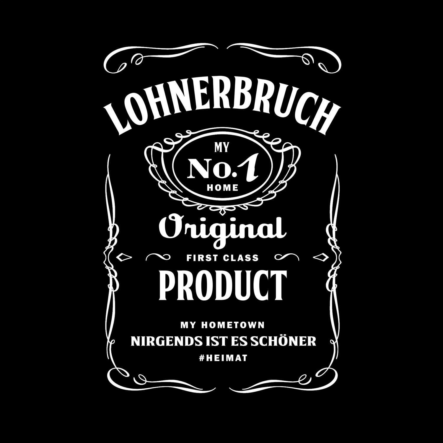 T-Shirt »Jackie« für den Ort »Lohnerbruch«